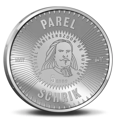 5 Euro 2007 - 400 jaar M.A. De Ruyter - Proof