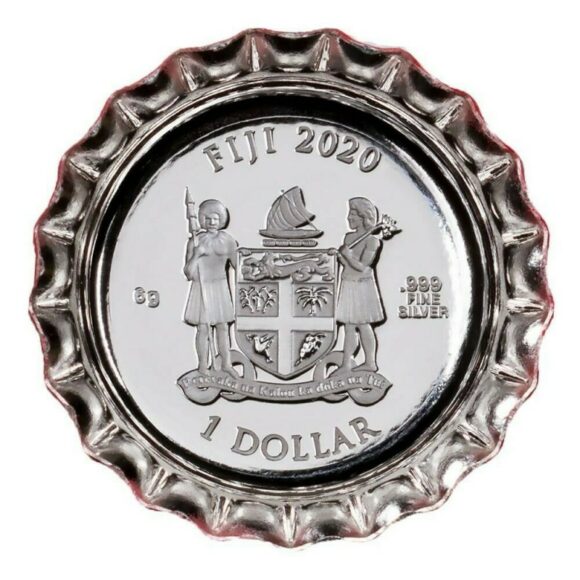 Fiji - $1 Coca Cola Bottle Cap Global Edition #7 Taiwan - Afbeelding 2