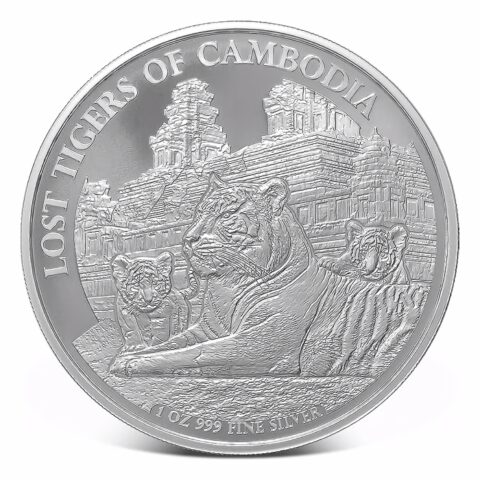 Cambodia - Lost Tigers of Cambodia .999 Silver - 2025