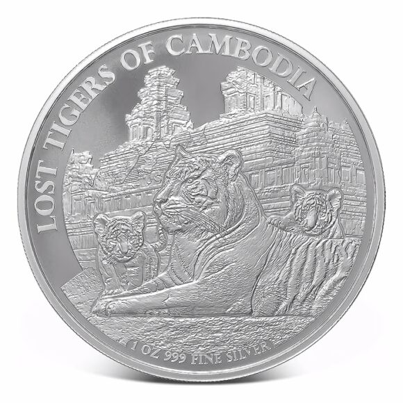 Cambodia - Lost Tigers of Cambodia .999 Silver - 2025