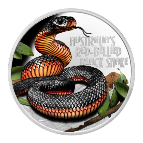 Red-bellied Black Snake 2022 1oz (Silver, Proof)