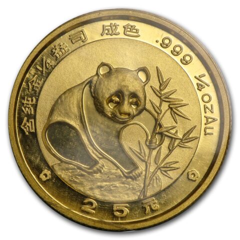 China - Panda 1988 - 1/4oz Gold