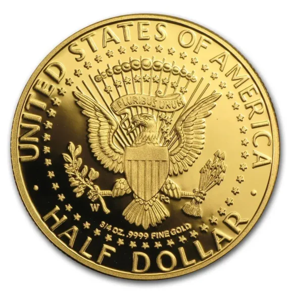 USA - Kennedy Half Dollar 50th Anniversary Proof 2014W - 3/4oz Gold - Afbeelding 3
