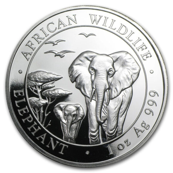 Somalia - Elephant 2015 - 1oz (Silver)