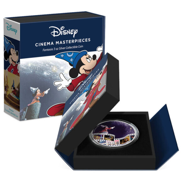 Niue - $10 - Disney Cinema Masterpieces – Fantasia - 3oz Argent – Image 2