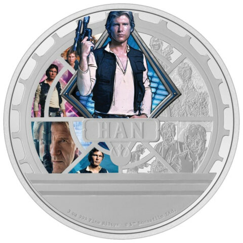 Niue – $10 – Star Wars: Han Solo – 3oz Zilver