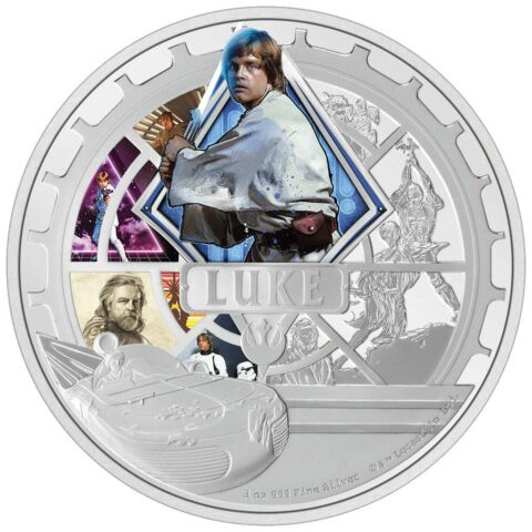 Niue – $10 – Star Wars: Luke Skywalker – 3oz Zilver