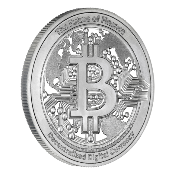 Niue - $2 - Bitcoin 2025 - 1oz Zilver - Afbeelding 3