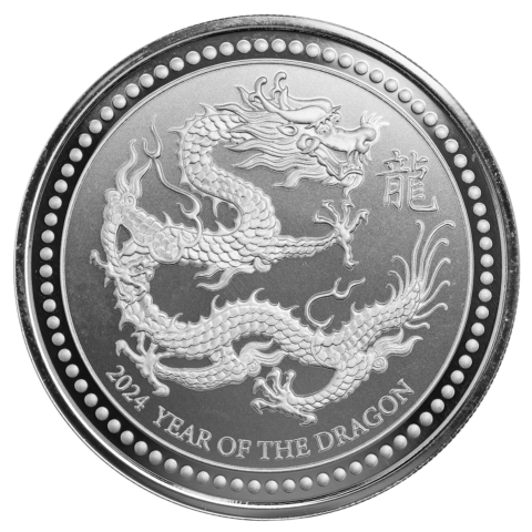 Samoa - Year Of The Dragon - 2024 - 2oz Silver