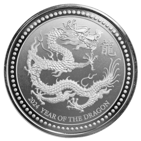 Samoa - Year Of The Dragon - 2024 - 2oz Silver