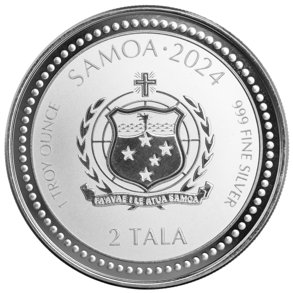 Samoa - Year Of The Dragon - 2024 - 1oz Argent – Image 3