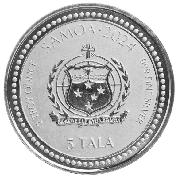 Samoa - Year Of The Dragon - 2024 - 2oz Silver - Afbeelding 2