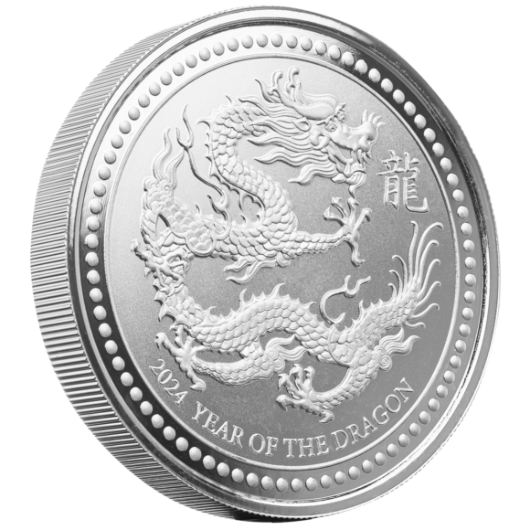 Samoa - Year Of The Dragon - 2024 - 2oz Silver - Afbeelding 4