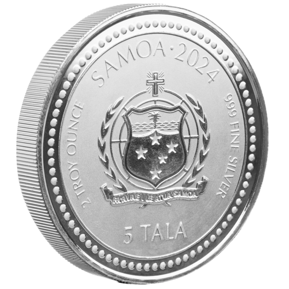 Samoa - Year Of The Dragon - 2024 - 2oz Silver - Afbeelding 5
