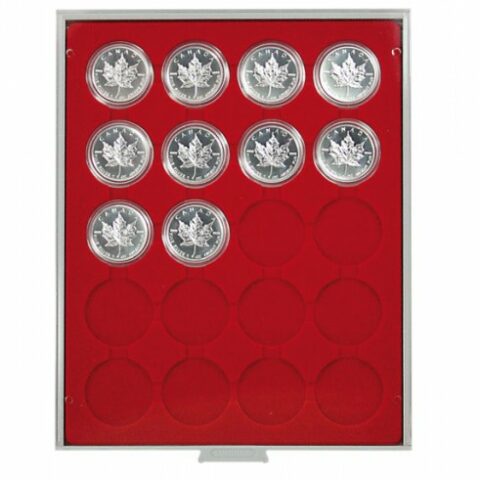 Lindner Muntenbox voor munten in capsule