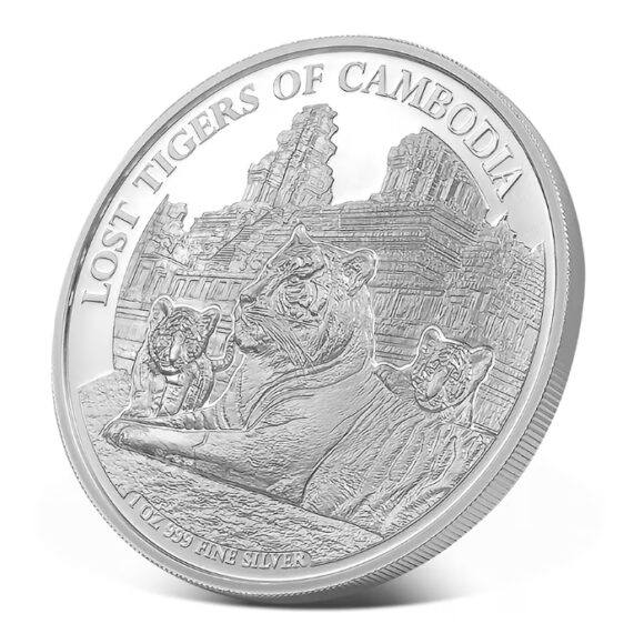 Cambodia - Lost Tigers of Cambodia .999 Silver - 2025 - Afbeelding 3