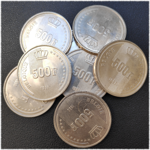 België - 500 Fr - 199x (diverse)