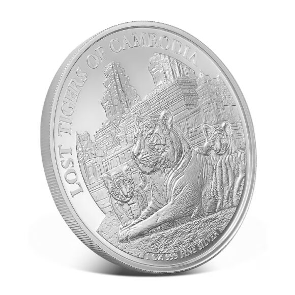 Cambodia - Lost Tigers of Cambodia .999 Silver - 2025 - Afbeelding 2