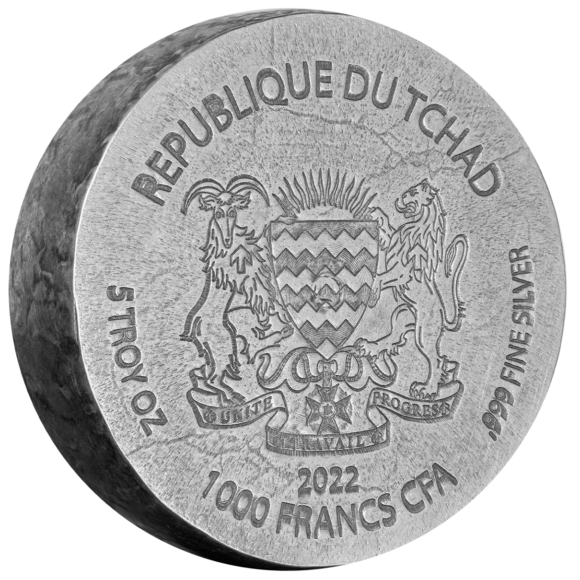 Chad – Egyptian Relic Serie 2022 – 5oz (Silver) - Afbeelding 2