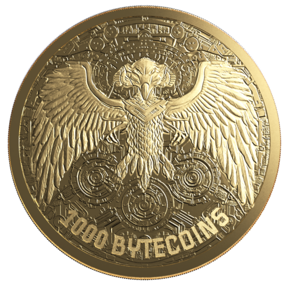 100 ByteCoins – AI Coin 2024 - 1oz Gold - Afbeelding 2