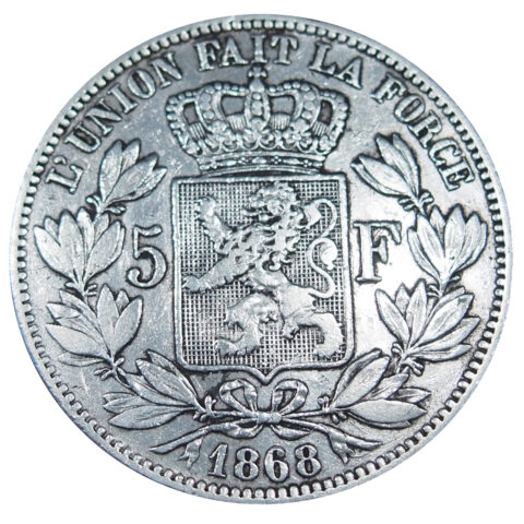 5 Francs 18xx - Leopold II – Wiener