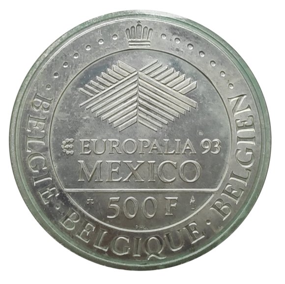 Belgique - 500 Fr - Europalia 93 - Mexico – Image 2