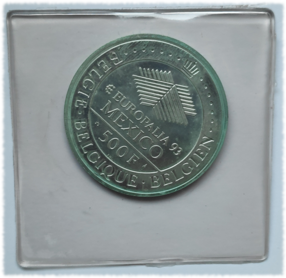Belgique - 500 Fr - Europalia 93 - Mexico – Image 4