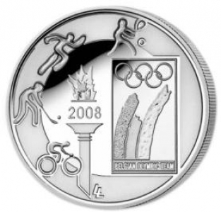 10 Euro 2008 - Olympische spelen van 2008 (Proof, Silver)
