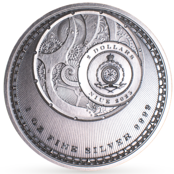 Niue - $2 - Chronos 2025 - Antique - Afbeelding 2