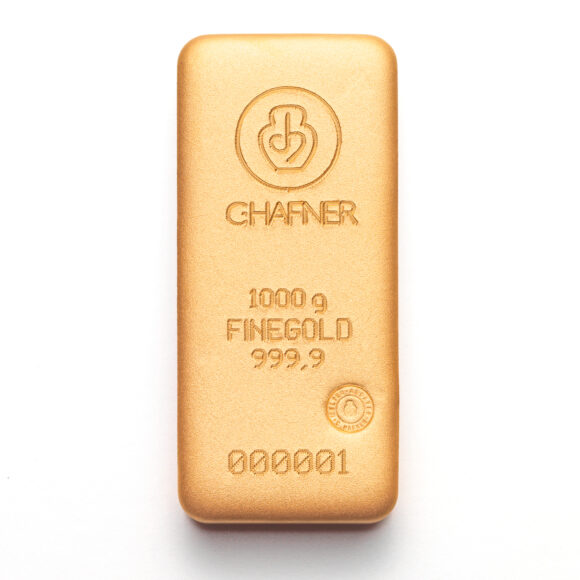 C.Hafner - Fine Gold Bar Casted - 1000 gr