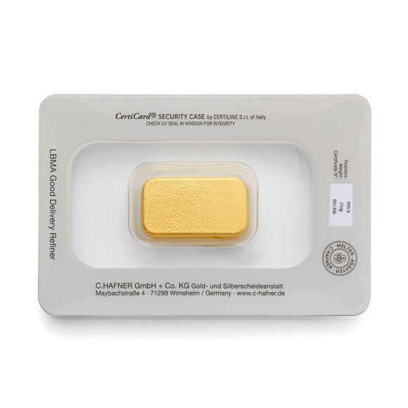 C.Hafner - Fine Gold Bar Casted - 250 gr - Afbeelding 3