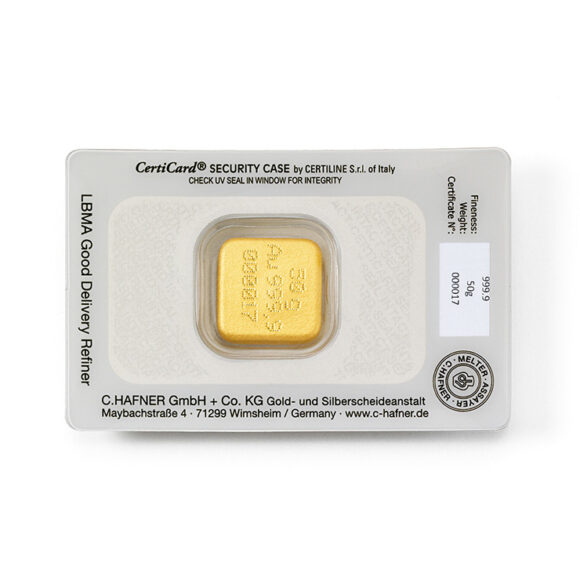 C.Hafner - Fine Gold Bar Casted - 50 gr - Afbeelding 4