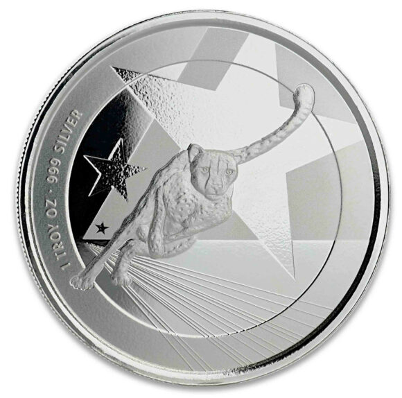 Cameroon - Cheetah 2019 - 1oz Silver
