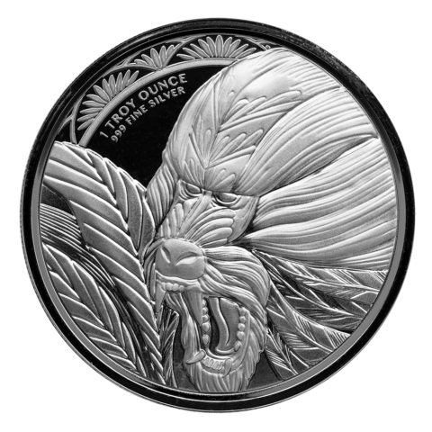 Cameroon - Mandrill 2022 - 1oz Silver