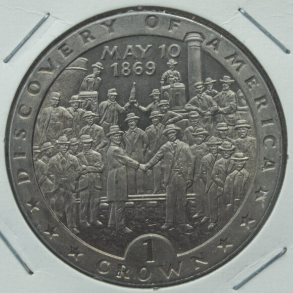 Set 4 x Crown – Discovery of America (1992) – Isle of Man - Afbeelding 4