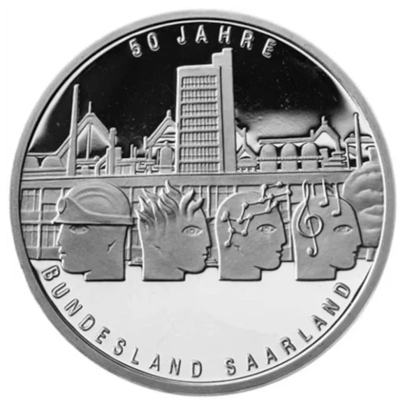 10 Euro 2007 - 50 jaar toetreding Saarland - Proof - Afbeelding 2