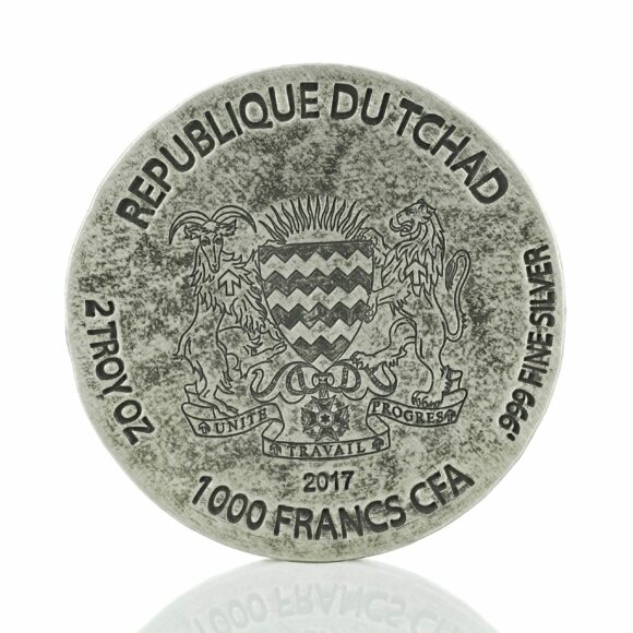 Chad – Egyptian Relic Serie 2017 – 2oz (Silver) - Afbeelding 2