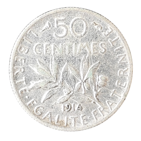 50 Centimes - Semeuse - 1914