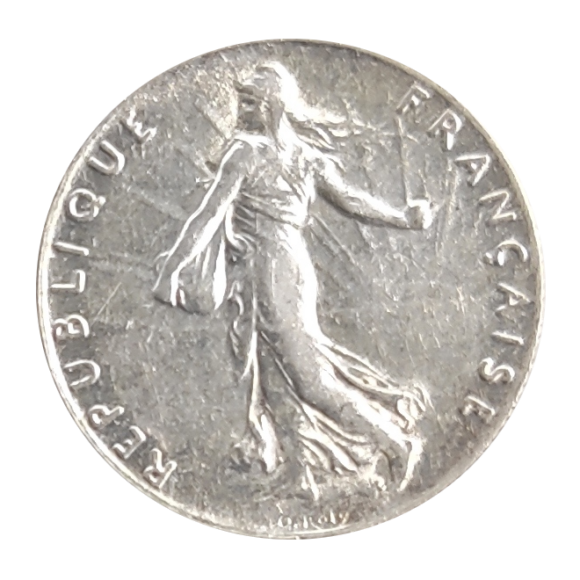 50 Centimes - Semeuse - 1918 - Afbeelding 2
