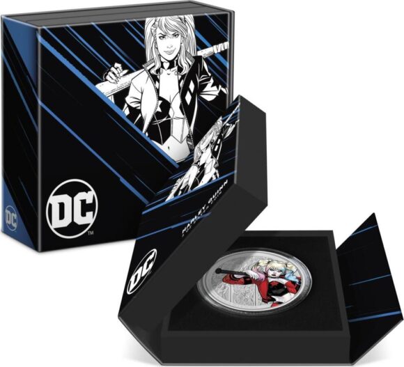 Niue - $10 - DC Villains - Harley Quinn - 3oz Zilver - Afbeelding 3