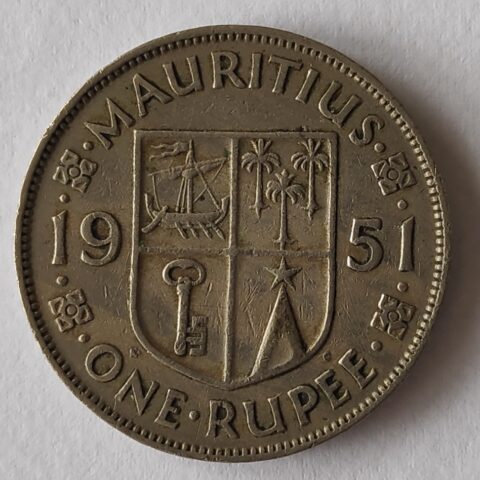 Mauritius - 1 Rupee - 1951 George VI