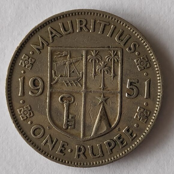 Mauritius - 1 Rupee - 1951 George VI