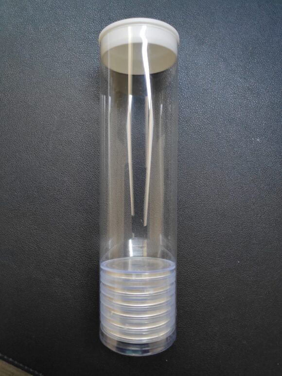 Tube voor 25 munten in capsule (tot 39mm) - Leeg - Afbeelding 2