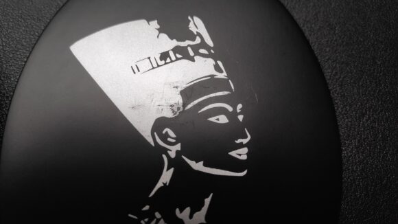 Djibouti - Buste van Nefertiti 2023 - 3oz Silver - Afbeelding 6