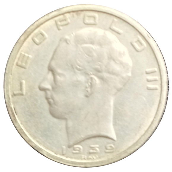 50 Fr - 1939 VL/FR - Leopold III - Provincieschilden - POS B - Afbeelding 2
