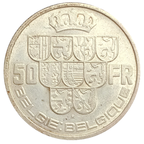50 Fr - 1939 VL/FR - Leopold III - Provincieschilden - POS A