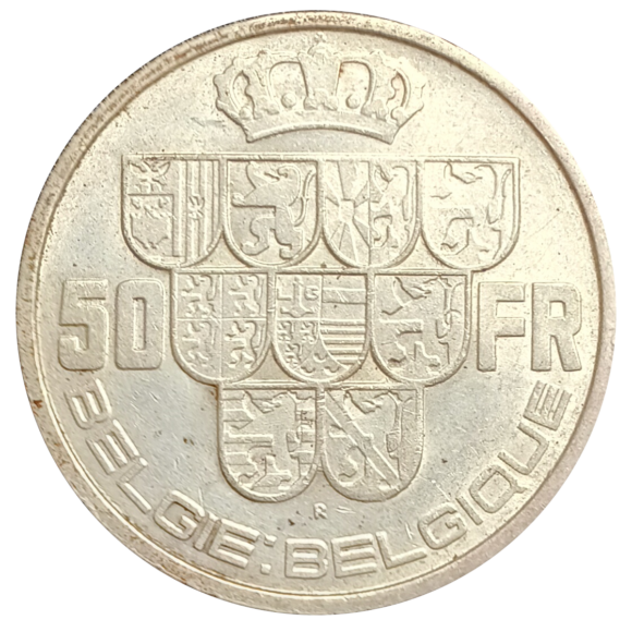 50 Fr - 1939 VL/FR - Leopold III - Provincieschilden - POS B