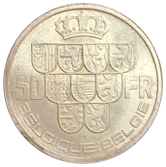 50 Fr - 1940 FR/VL - Leopold III - Provincieschilden - POS B