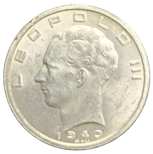 50 Fr - 1940 FR/VL - Leopold III - Provincieschilden - POS B – Image 2