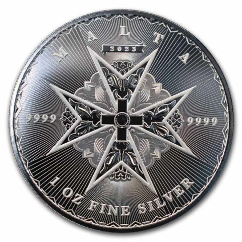 Maltese Cross 2023 - 5 Euro - 1oz (Silver)